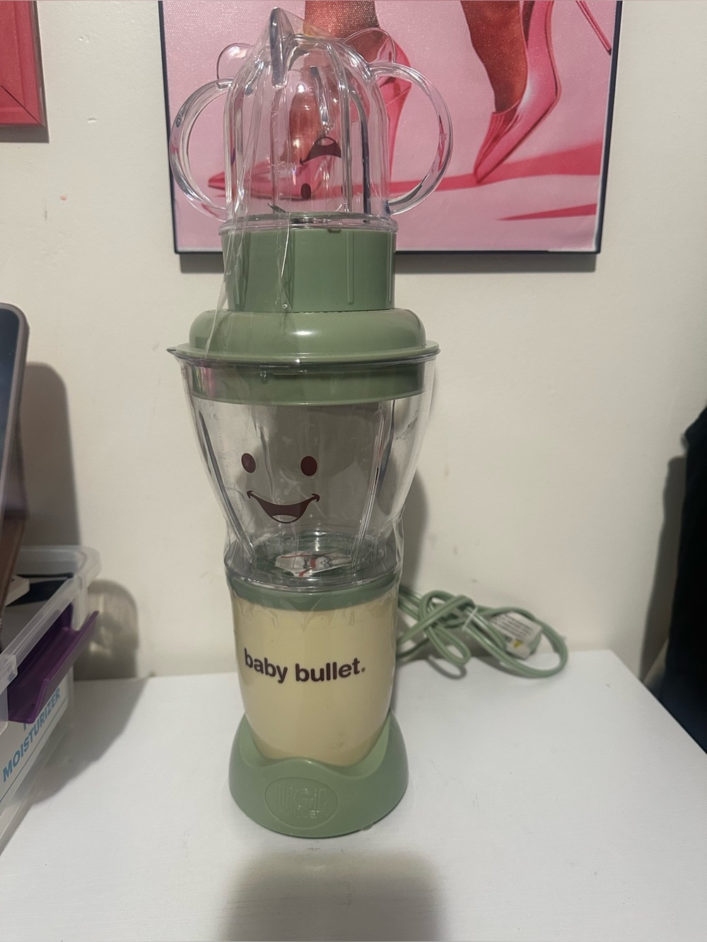 NWOT Green Magic Bullet Baby Bullet Blender